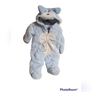 Baby boys Sherpa Winter Onesie